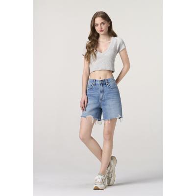 casual versatile denim shorts